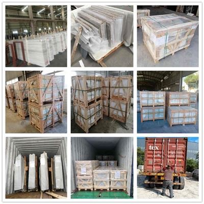 Sut mae marmor wedi'i bacio ar gyfer cludo cynhwysydd