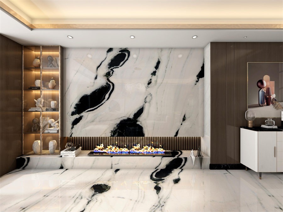 Teils Cladin Wal Marmor Tu Mewn