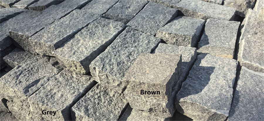 Cobblestones Porphyry Ar Gyfer Palmant Ffordd