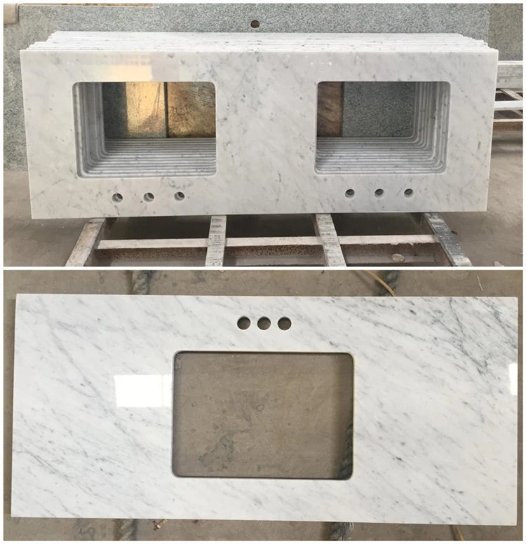 Bianco carrara marble vanity top Bianco carrara marble vanity top