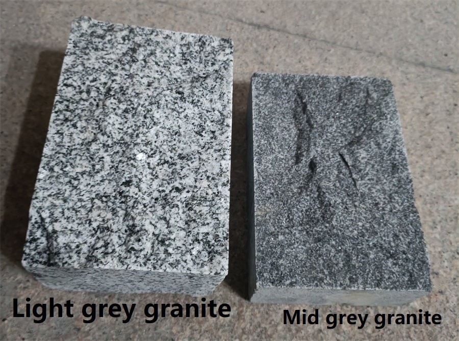 grey granite cobbles natural split grey granite cobbles natural split