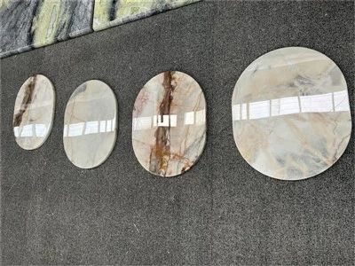 Tabl Coffi Top Marble A Tabl Diwedd
